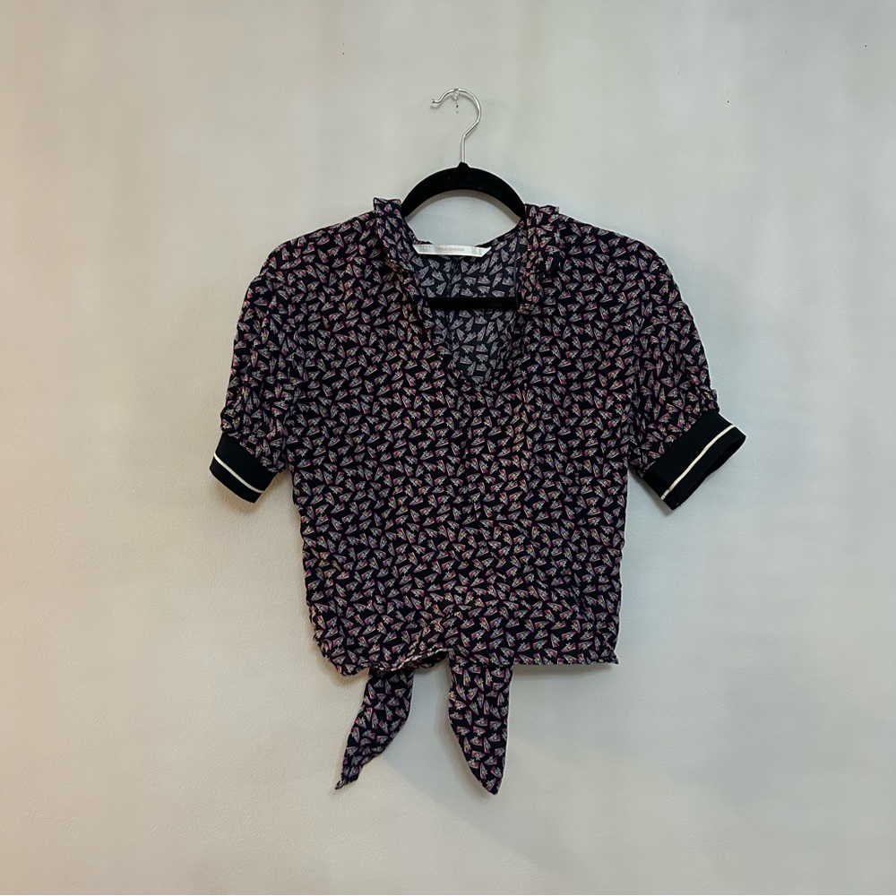 ZARA preppy short sleeve